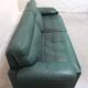 Green leather 3-seater 'DS-70' sofa by De Sede, 1980s