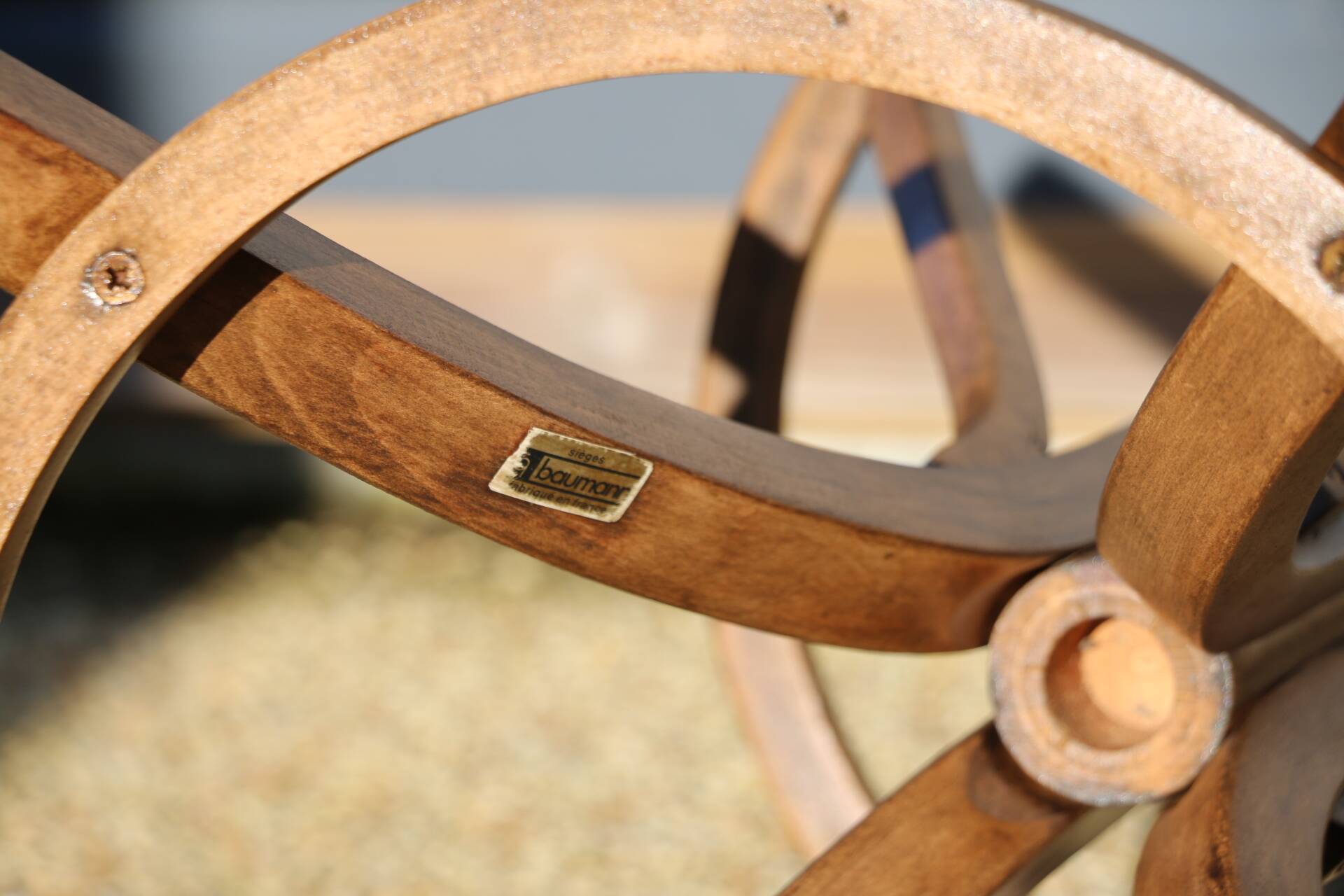 Baumann parrot coat rack dark beech umbrella stand