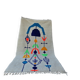 Large Moroccan rug made of natural wool, dimensions 250x150 cm, handmade.