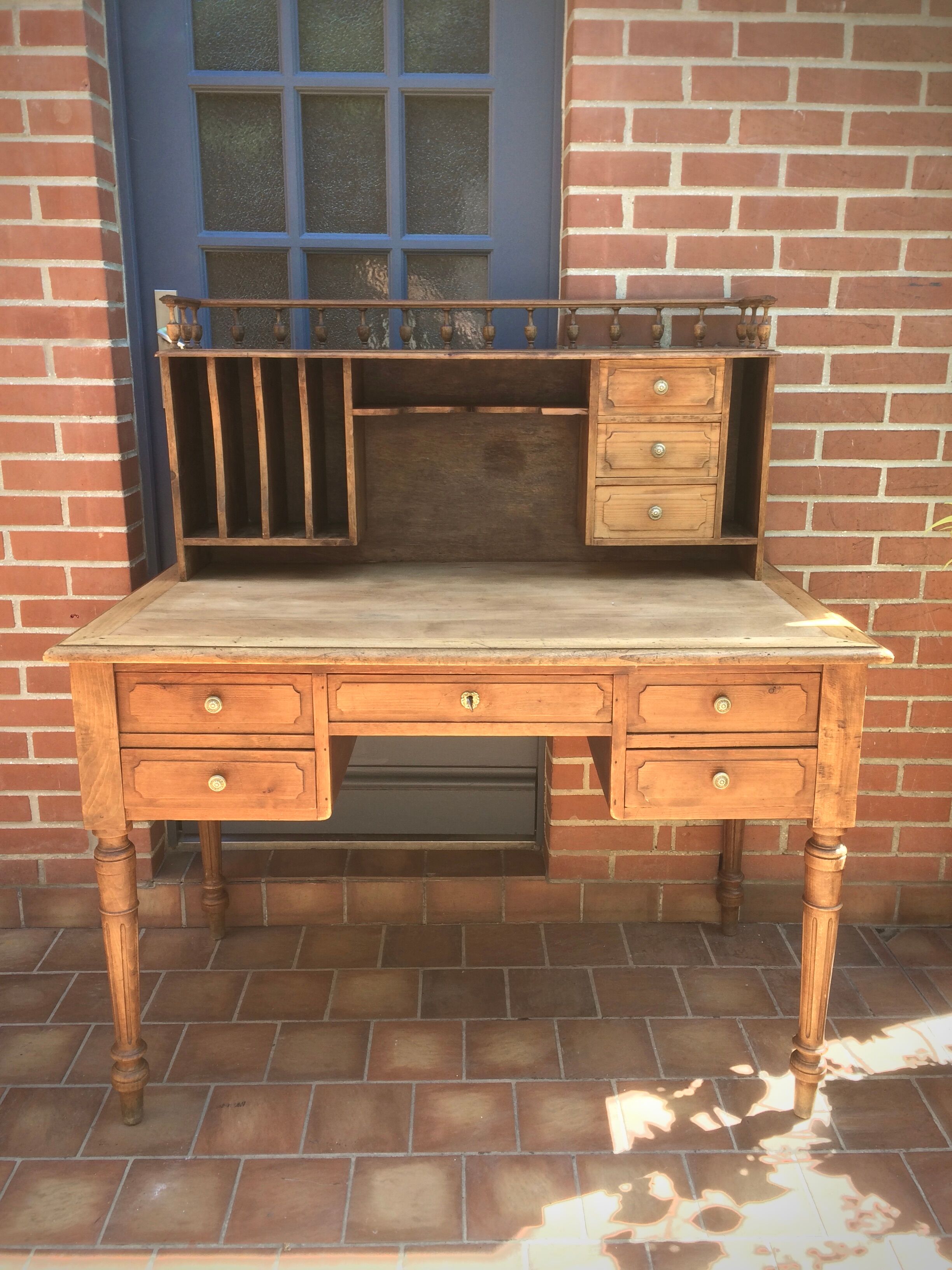 Period office in pitchpin