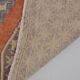 Orange & Brown Turkish Vintage Rug sku 2576