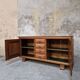 French Brutalist Art Deco Sideboard