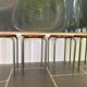 Set of 4 vintage industrial stools 50s