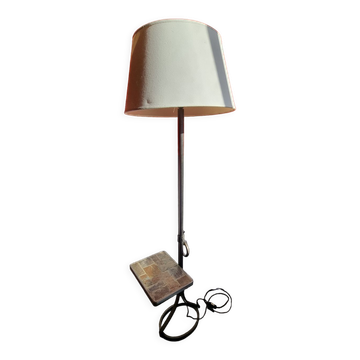 Lampadaire fer forgé brutaliste de jp Ryckaert