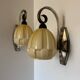 Appliques Art Déco bronze argenté Peuch & Besse