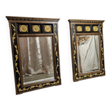 pair of renaissance style mirrors