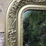 Mirror Louis-Philippe golden 104x65 cm