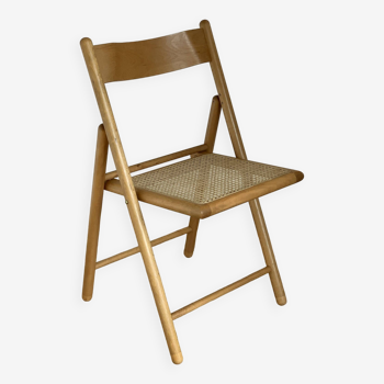 Cannage folding chair