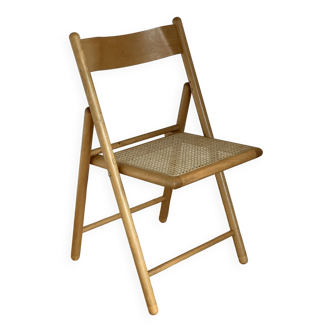 Cannage folding chair
