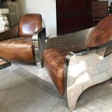 Art deco armchairs