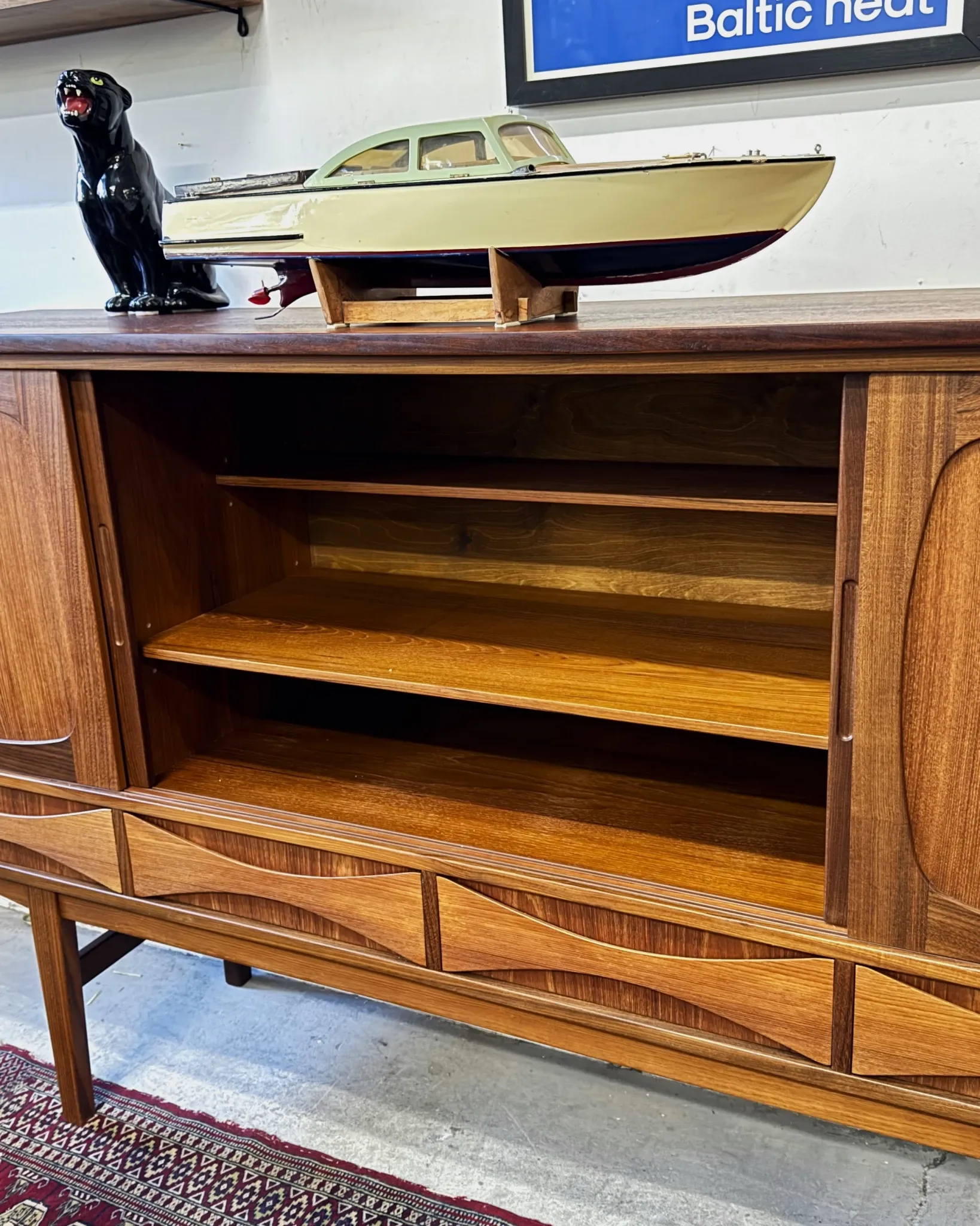 Teak sideboard, Denmark, 1960s/70s, vintage, mid-century modern