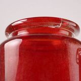 Vase vintage en verre de Murano Italie années 1970 original