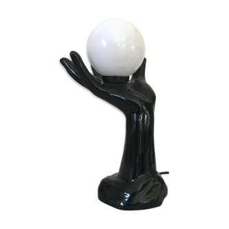 Vintage ceramic hand lamp