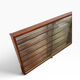 Vintage shallow wooden display shelf/wall support.