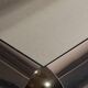 Rectangular Lucite & Brass Coffee Table | Europe 1970s