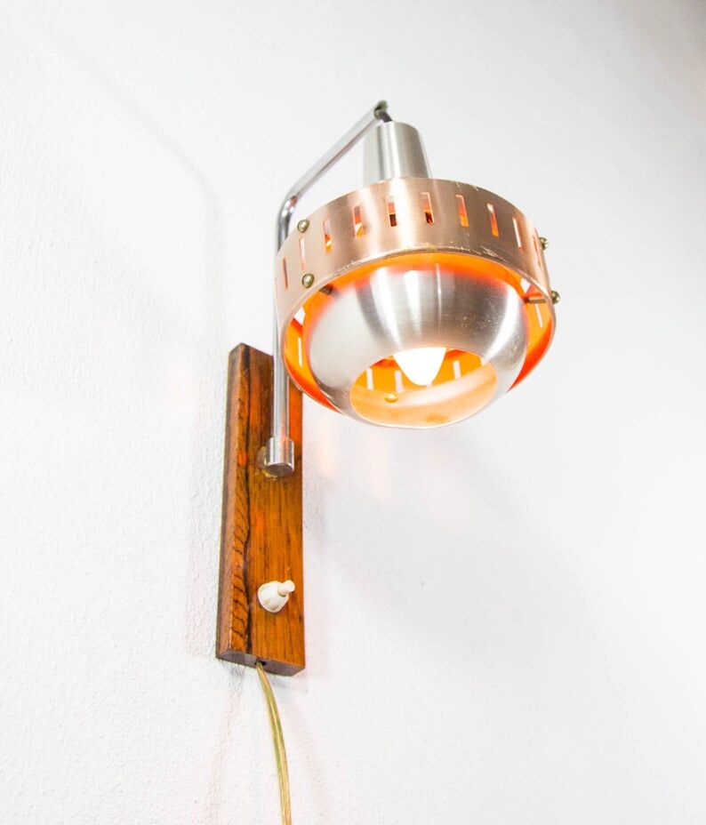 Fog &Mørup wall lamp in 60s aluminum