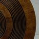Brutalist Wood Turned Wine Press Side Table in the style of Charles Dudouyt