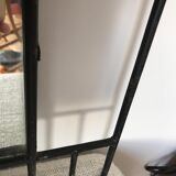 Miroir en fer noir, 51x71cm