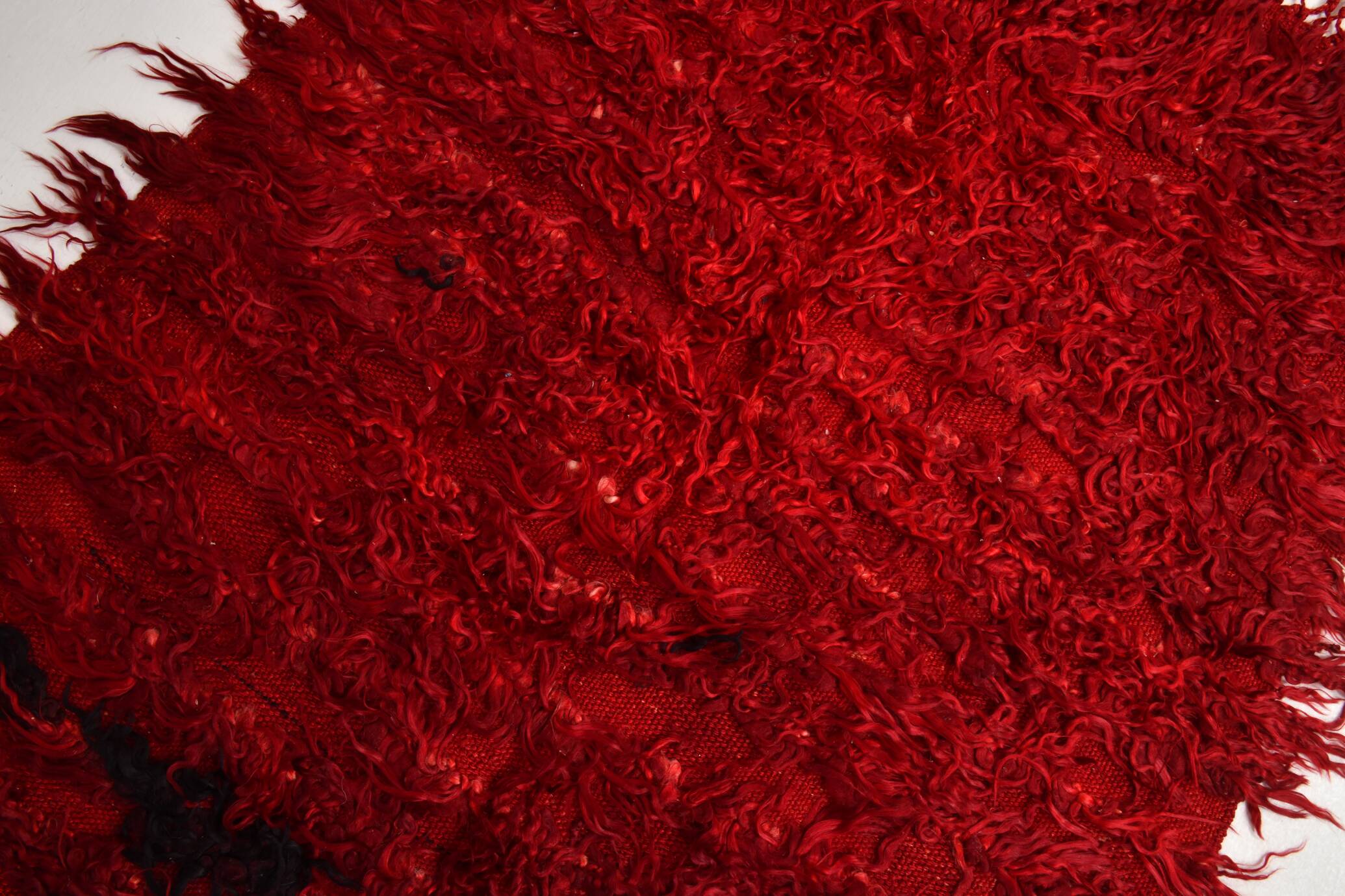 Tapis kilim turc rouge vin, petit format, 3 x 5, 100 x 162 cm