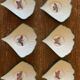 6 Hand Painted Limoges Porcelain Cups and Saucers