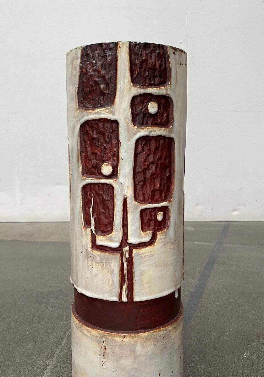 Mid-Century Modern German Studio Pottery Floor Vase by Helmut Friedrich Schäffenacker for Schäffenacker Keramik, 1960s