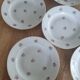 Lot de 6 assiettes vintage