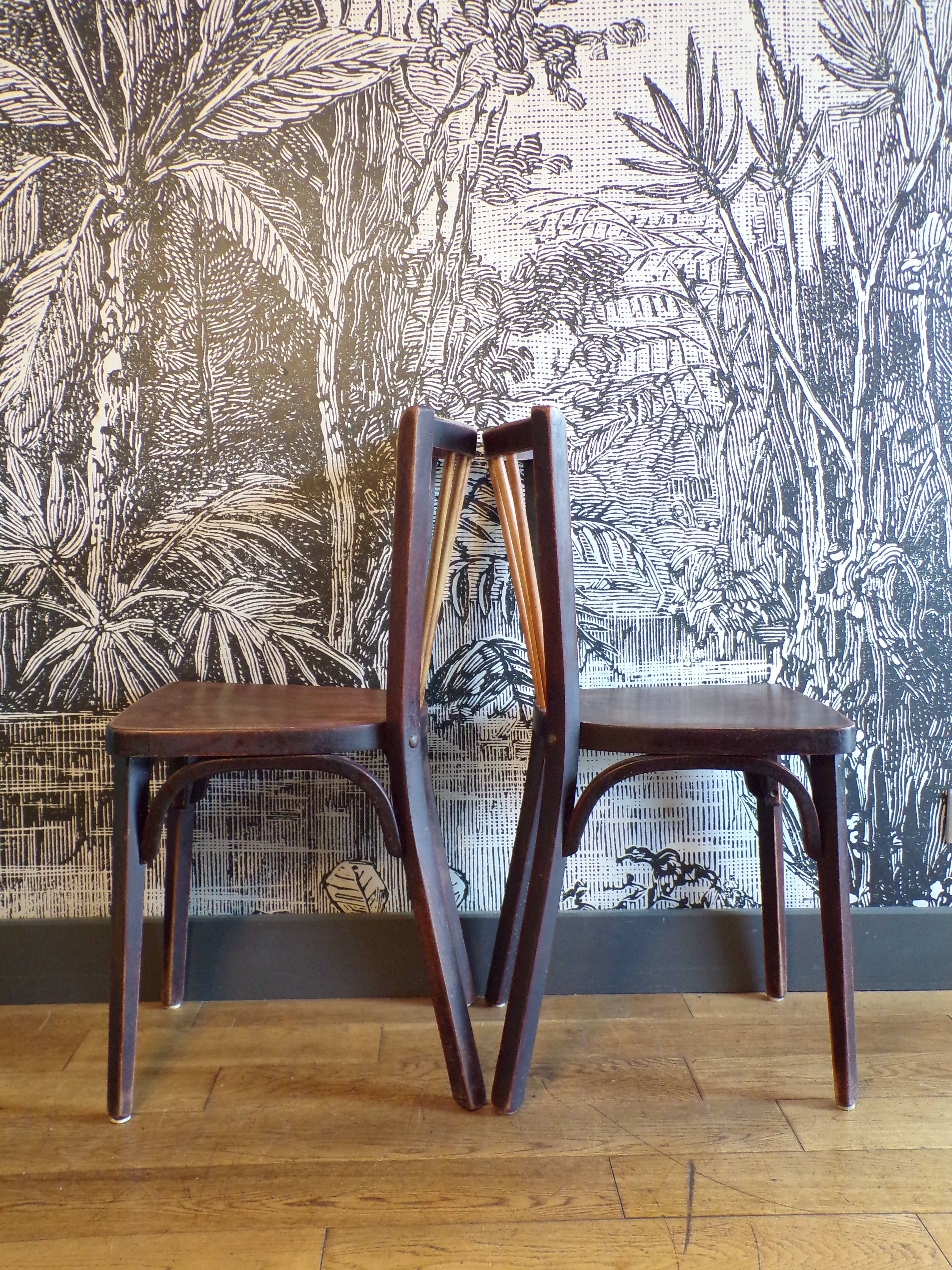 Pair of Baumann 153 chairs