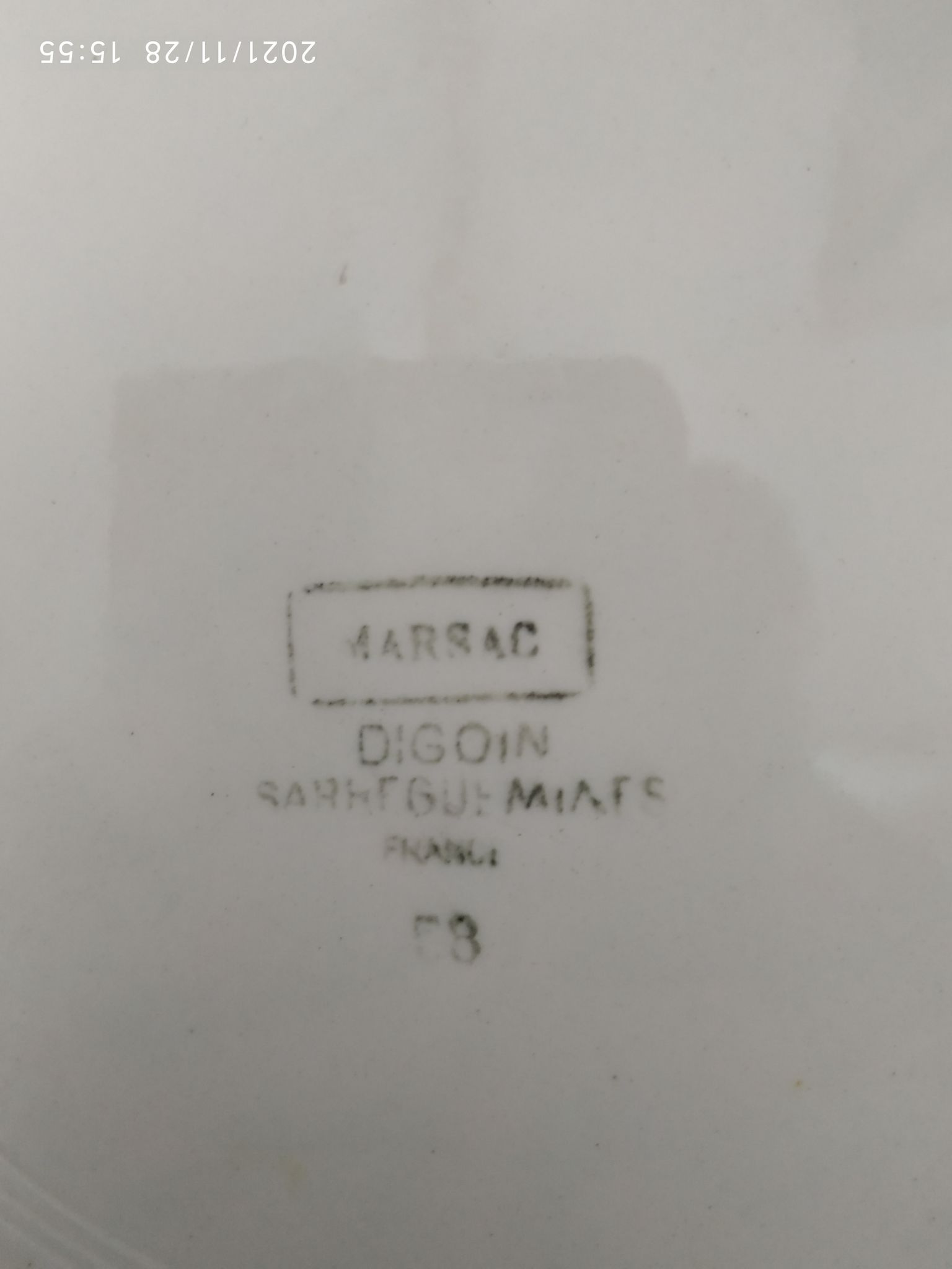 Large hollow dish