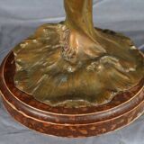 Regulate Lamp, Art Nouveau style, signed C.Rosa – Mid 20th century