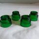 Set of 4 glass shells