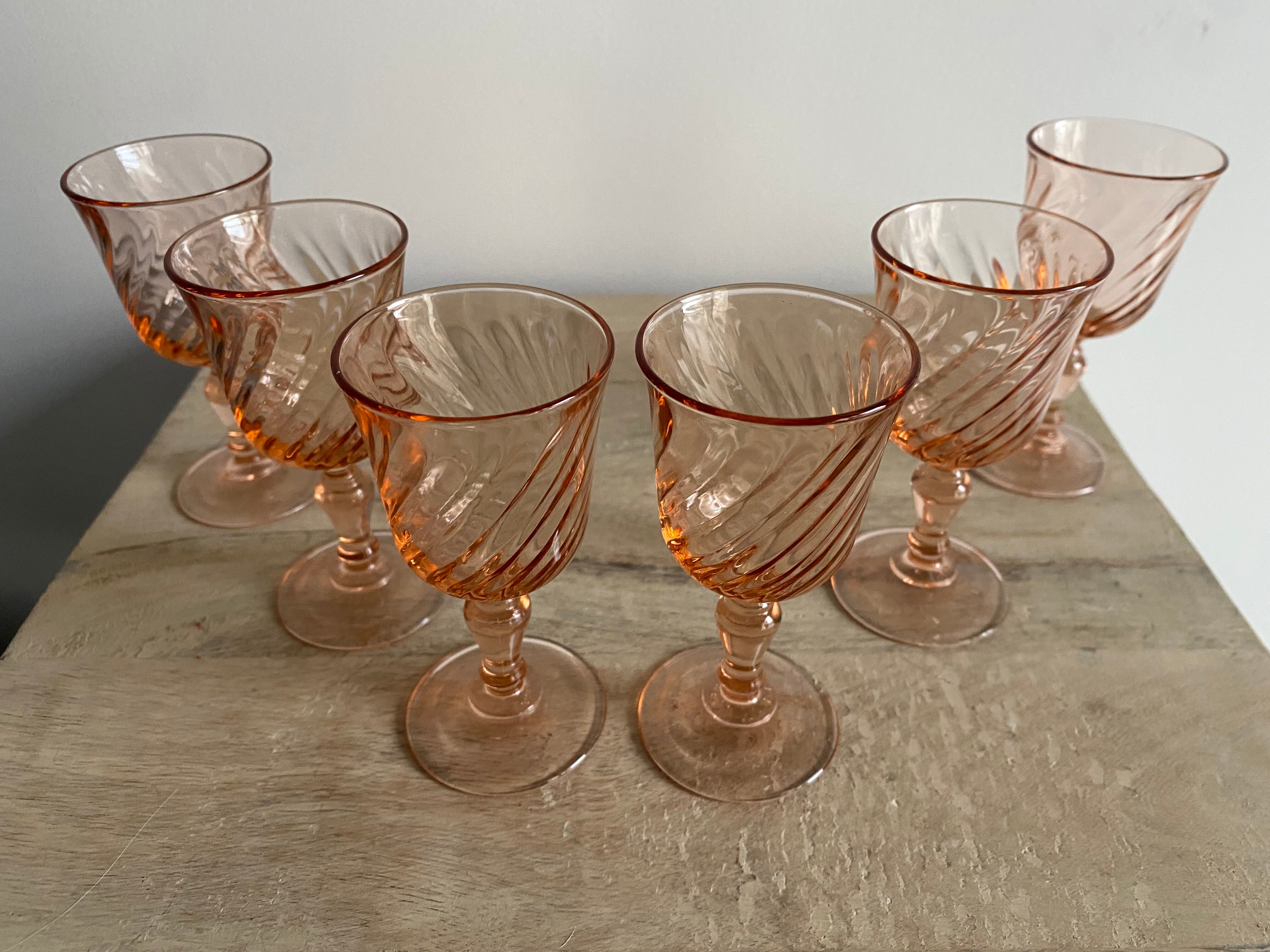 Rosaline Arcoroc digestive glasses