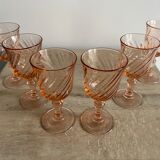 Rosaline Arcoroc digestive glasses