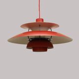 The genuine Danish item - PH5 pendant - original red colour - Louis Poulsen -