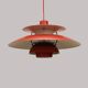 The genuine Danish item - PH5 pendant - original red colour - Louis Poulsen -