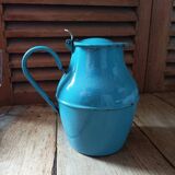 Broc Pitcher Metal Patinated Blue Enameled dpmc 0923214