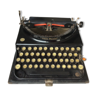 Machine à écrire ancienne Smith Premier