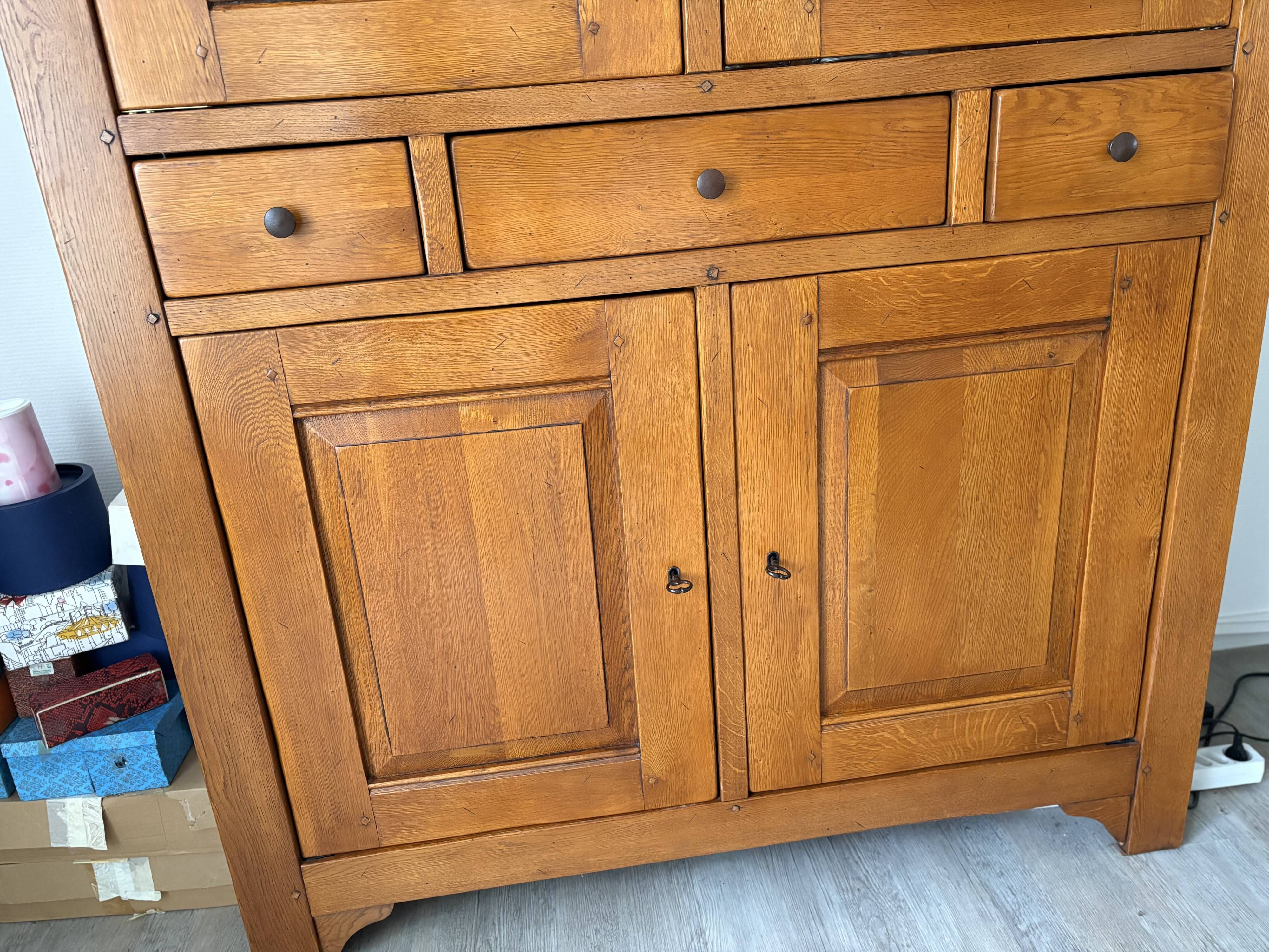 Solid oak sideboard