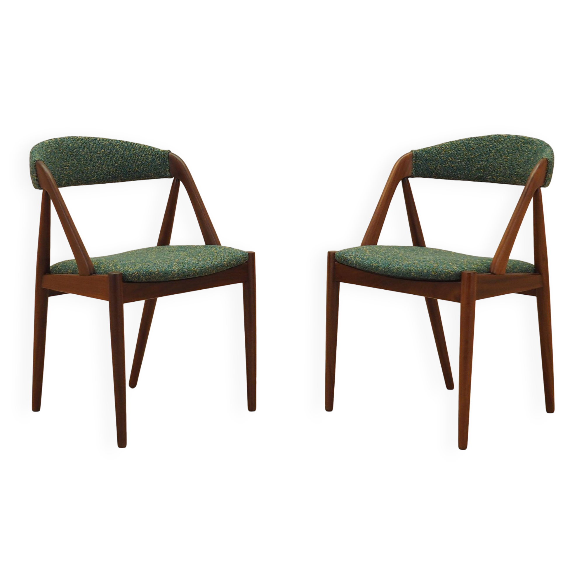 Set of two teak chairs, Danish design, 1970s, designer: Kai Kristiansen