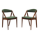 Set of two teak chairs, Danish design, 1970s, designer: Kai Kristiansen