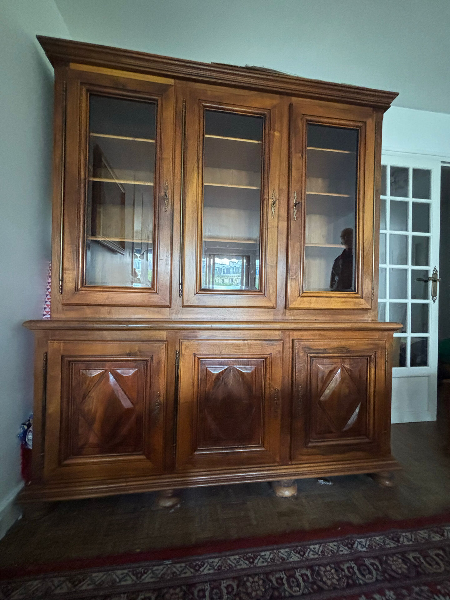 Large solid wood dresser made to measure.