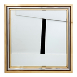 Italian mirror brass chrome by Romeo Rega 1970