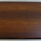 Flip-top butterfly table with brass hinges, 20th