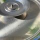Cromargan stainless steel rotating cheese board