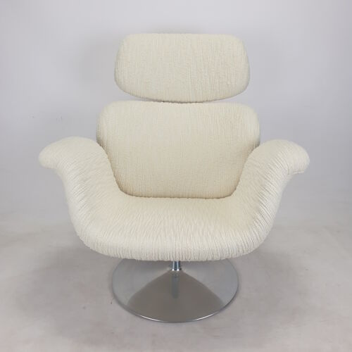 Big Tulip Chair and Ottoman by Pierre Paulin for Artifort, 1980s