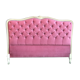 Louis XV style headboard padded velvet