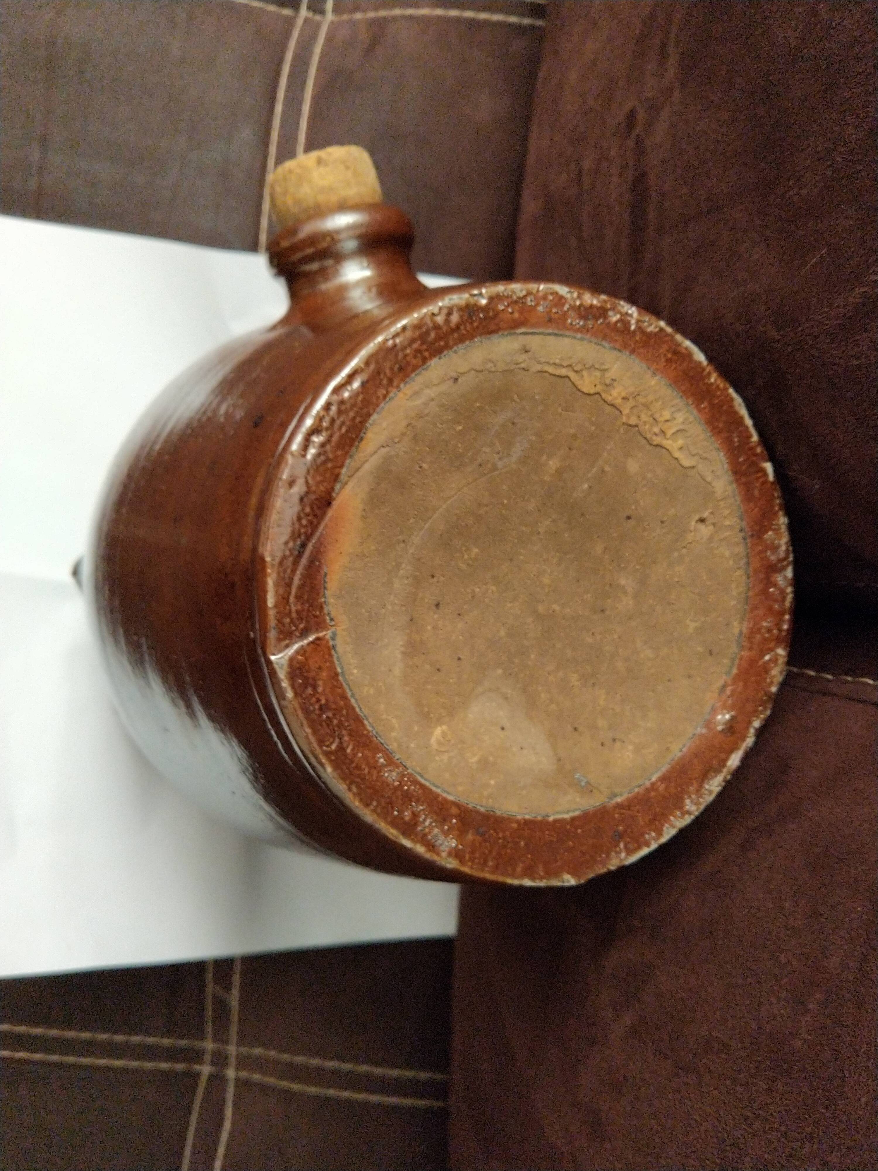 Old vinegar stoneware pot