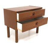 Commode, chevet scandinave en teck, Suède, 1960