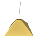 Yellow fabric pendant light 1990