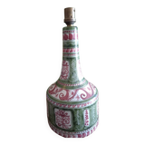 Quimper ceramic lamp base, Millot