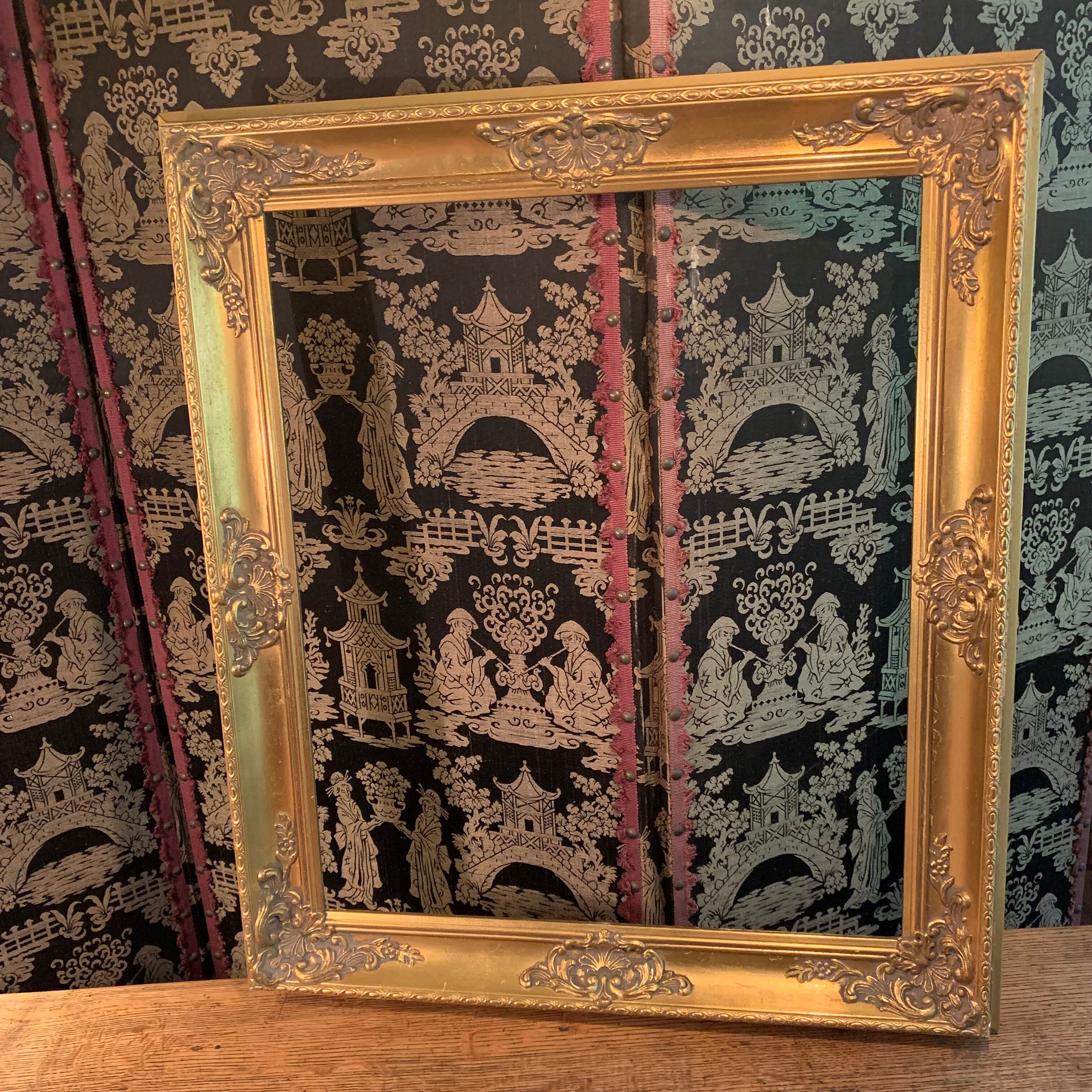 Gilded wooden frame 64x74 cm